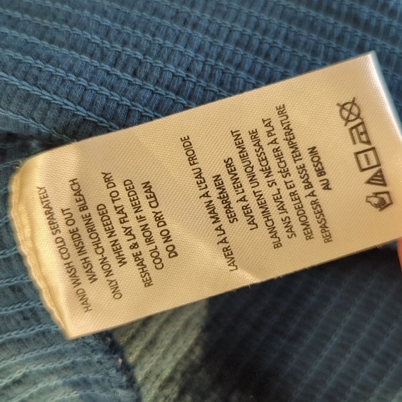 By Anthropologie Smock Balloon Sleeve Top Turquoise XS bohemian boho chic - Picture 6 of 8